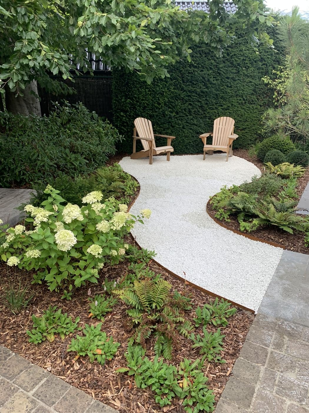 Tuin na de renovatie